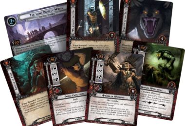 Exemples de cartes Les mines de la Moria