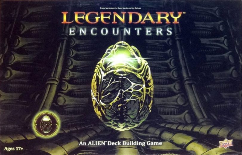 Legendary Encouters Alien deck building game