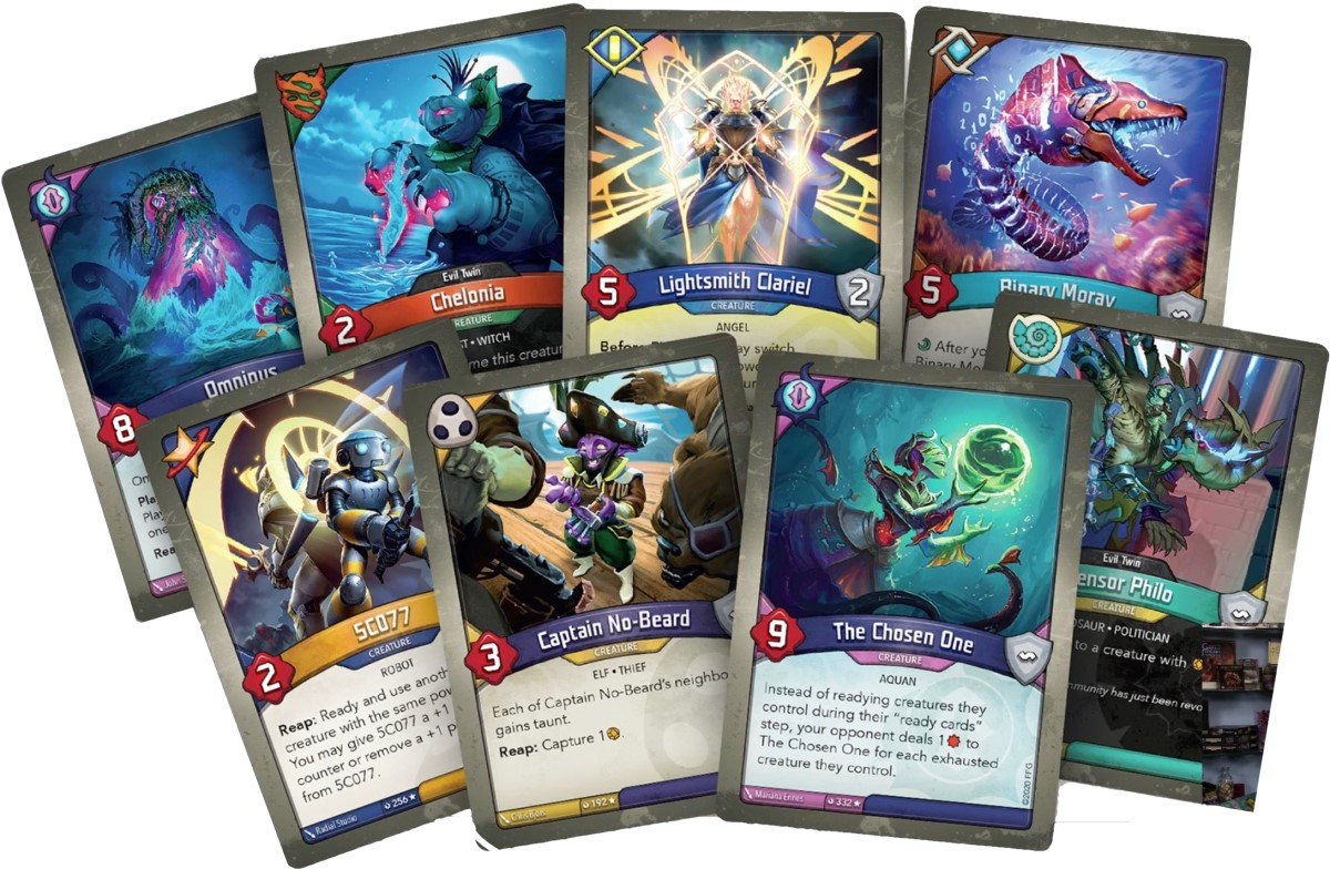 Cartes Sombres Marées pour Keyforge