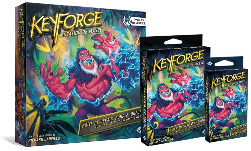 Mutation de masse, une 4e extension pour Keyforge ! - Jeux de cartes