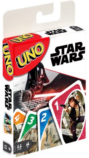 Uno Star Wars, le paquet de cartes
