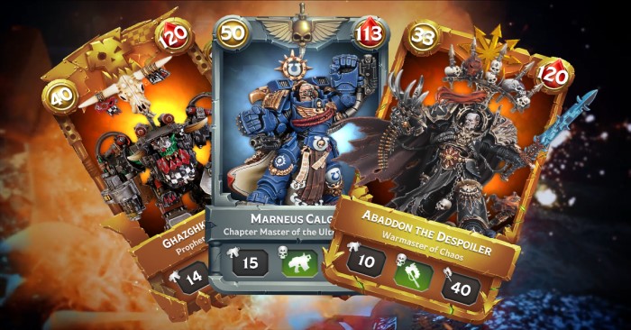 Cartes Warhammer Combat Cards