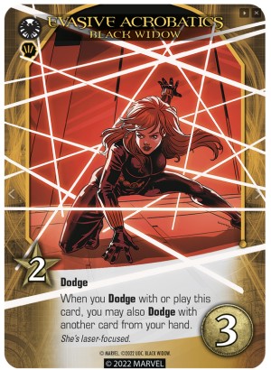 Carte Marvel Legendary Black Widow