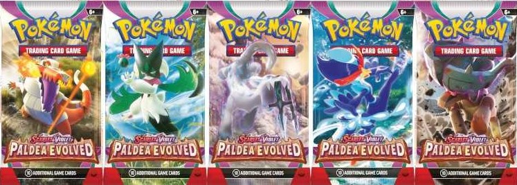 Booster Packs Pokémon Evolutions à Paldea
