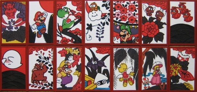 Cartes Mario Hanafuda
