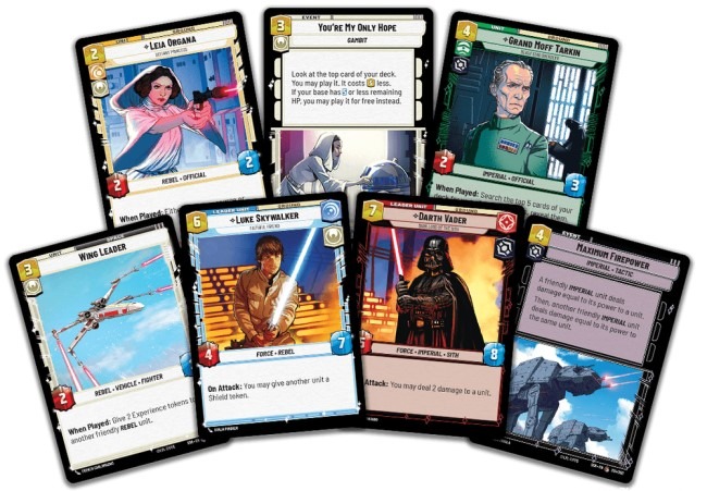 Cartes Star Wars Unlimited : Étincelle de Rébellion