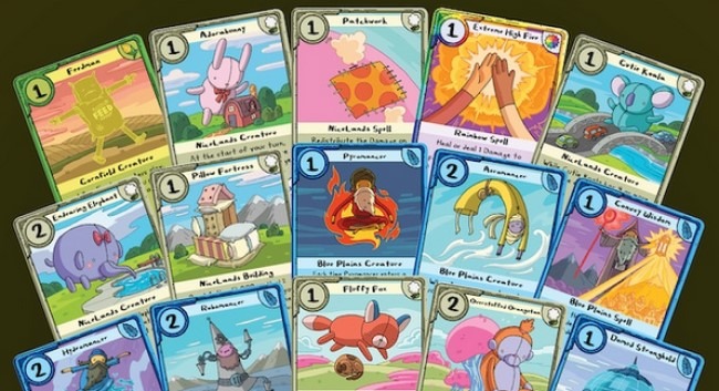 Cartes Adventure Time Card Wars
