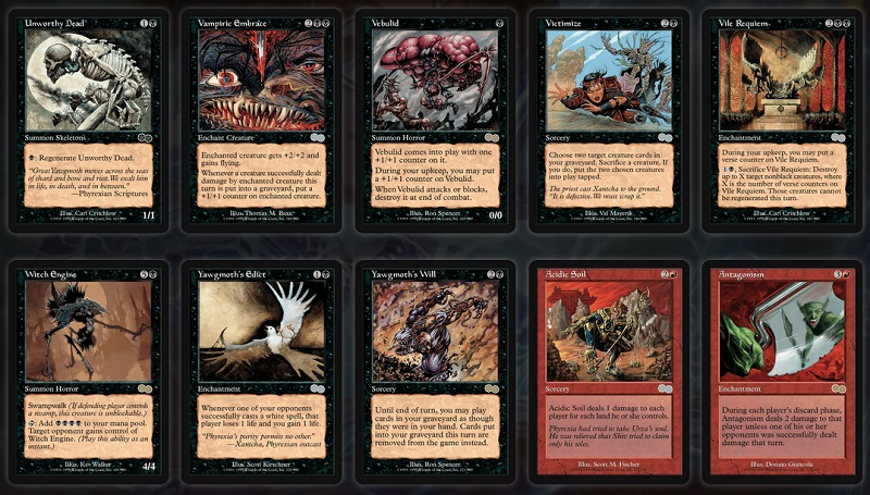 cartes épopée d'urza