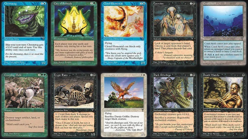 cartes Magic Visions