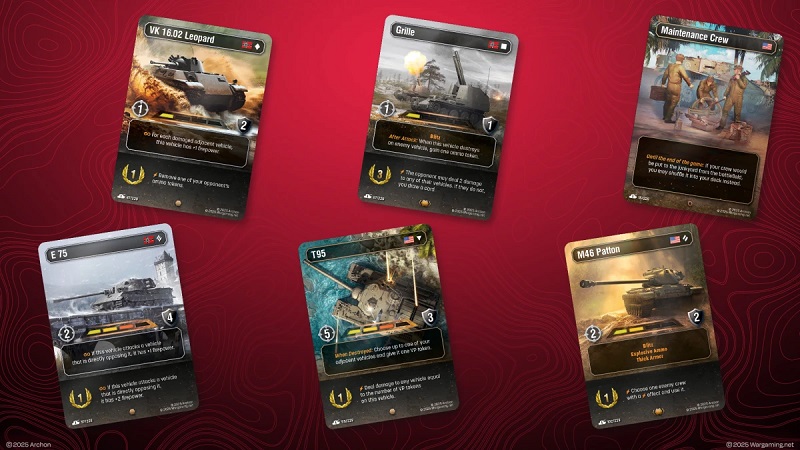 cartes World of Tanks