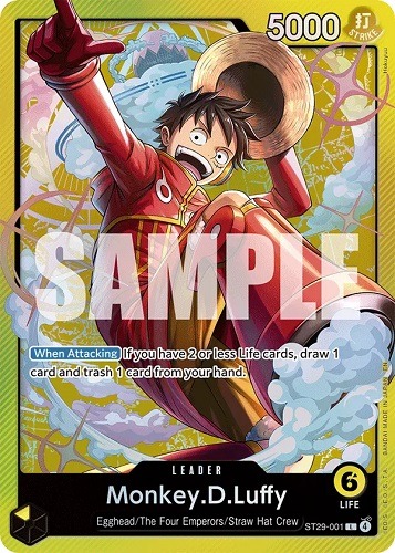 carte Luffy leader