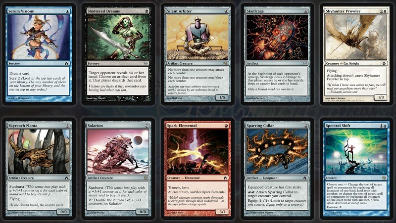 cartes Magic la cinquième aube