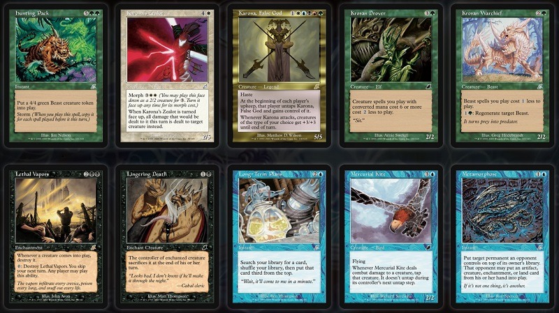 cartes Magic Fléau / Scourge