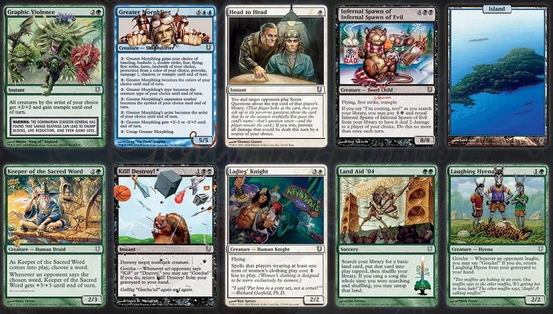 Magic cartes Unhinged