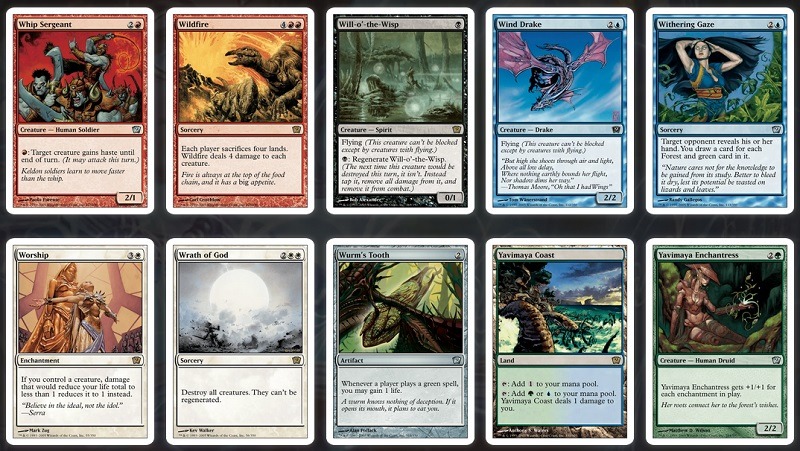 cartes magic 9e édition