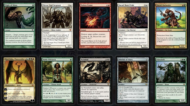 cartes Magic conflux