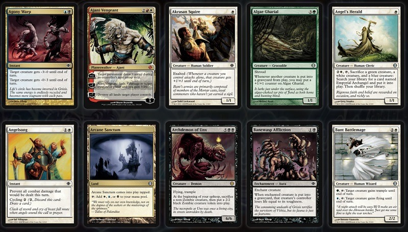 cartes magic les éclats d'Alara