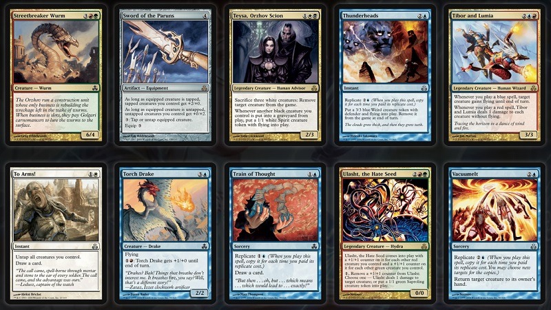 cartes Magic Le pacte des guildes