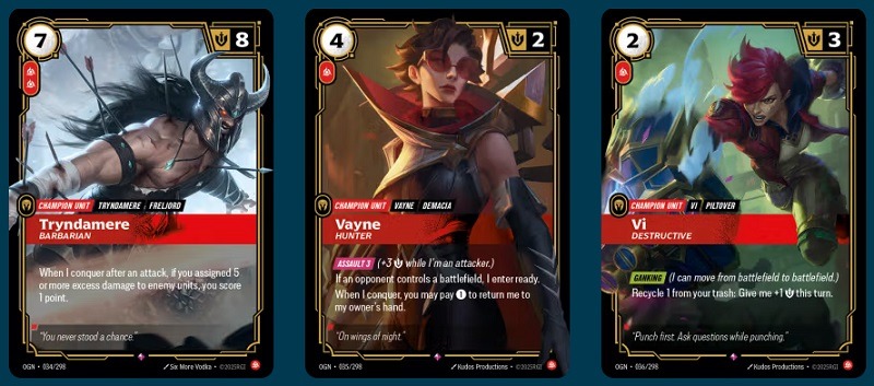 cartes TCG Riftbound