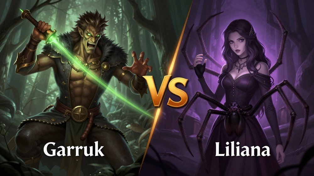 duel deck magic garruk vs liliana