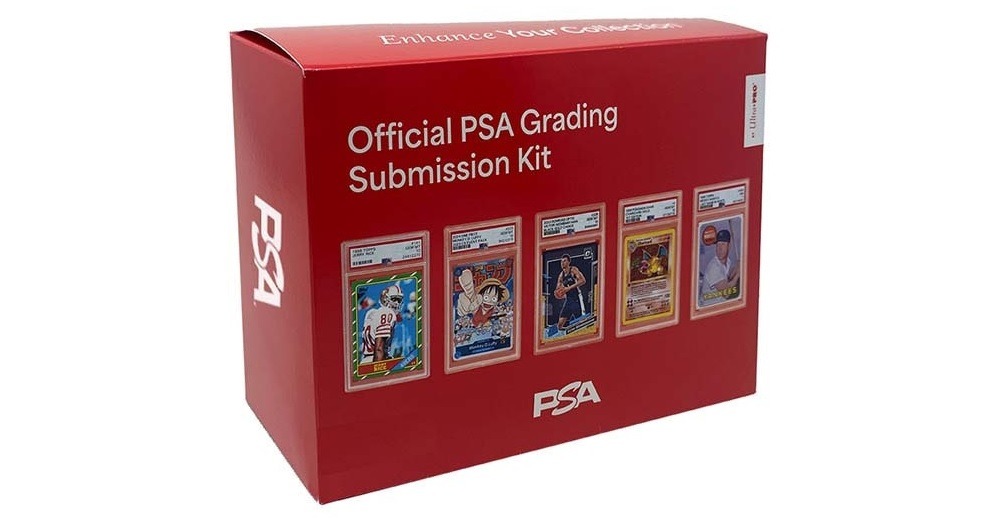 official PSA grading submission kit
