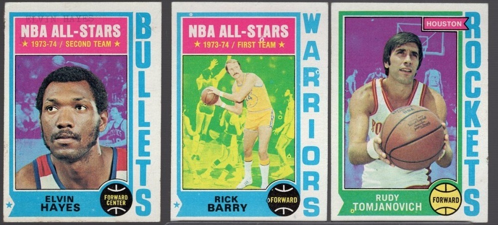 1974 1975 Topps basketball