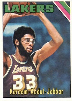 carte Topps Kareem Abdul-Jabbar