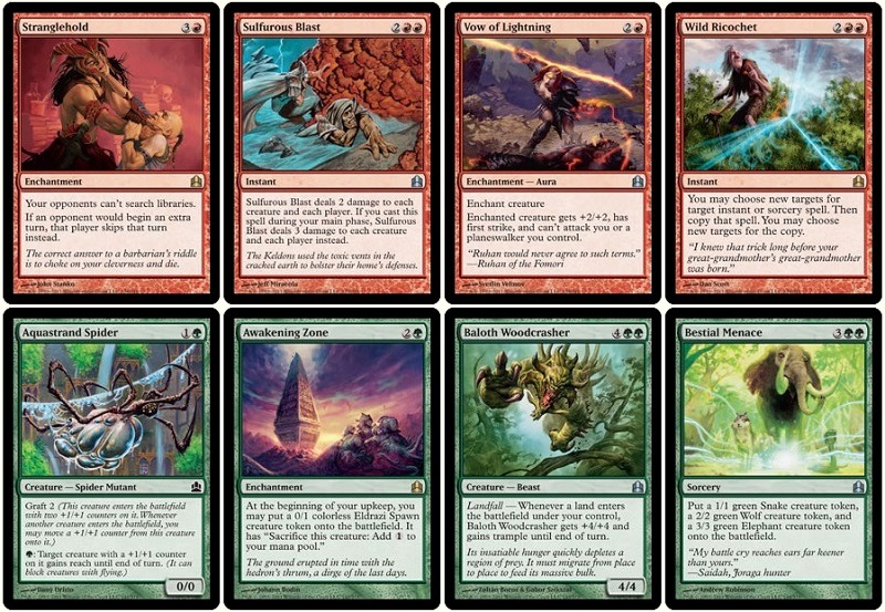 cartes Commander 2011