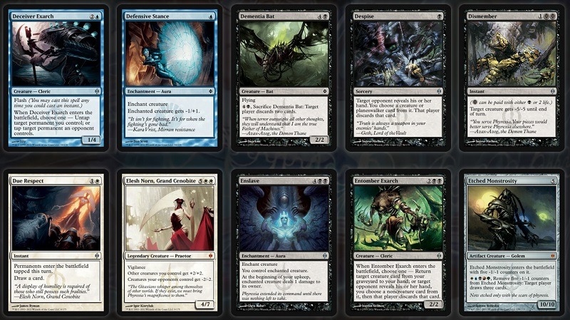 cartes La nouvelle phyrexia