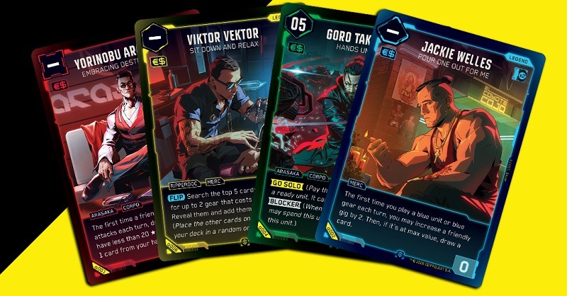 Cyberpunk TCG cartes Legend