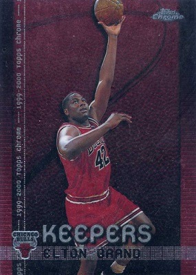 carte Elton Brand Topps Chrome