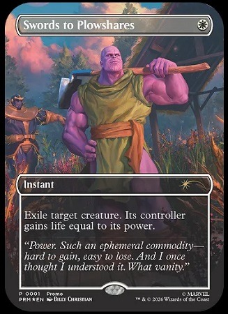 carte promo exclusive thanos psa Magic