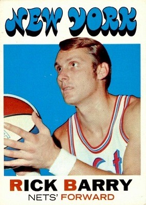 Carte Rick Barry Topps 1971-72