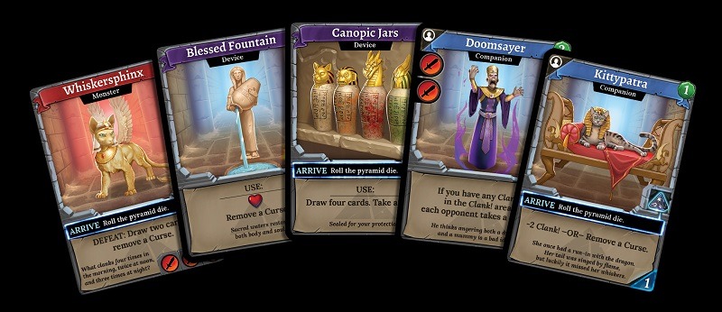 carte clank the mummy's curse