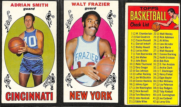cartes tops basketball 1969 1970