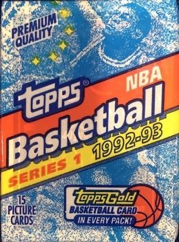 Pack 1992-93 Topps Basketball