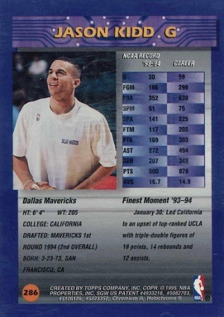 carte jason kidd finest