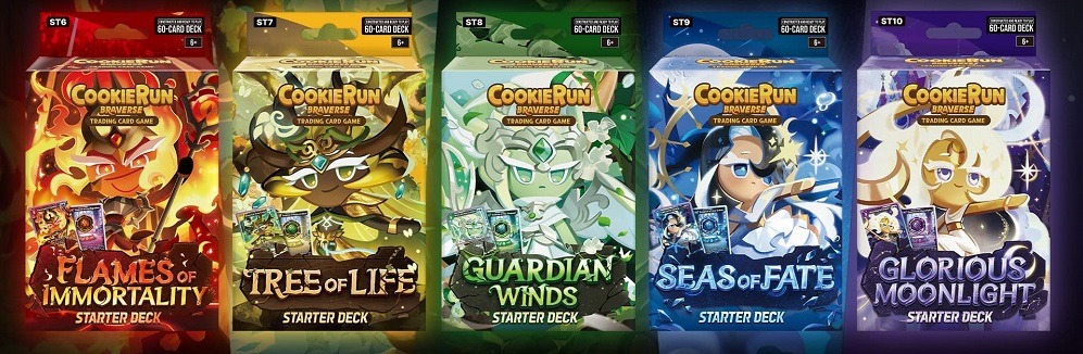 nouveaux starter deck cookierun braverse
